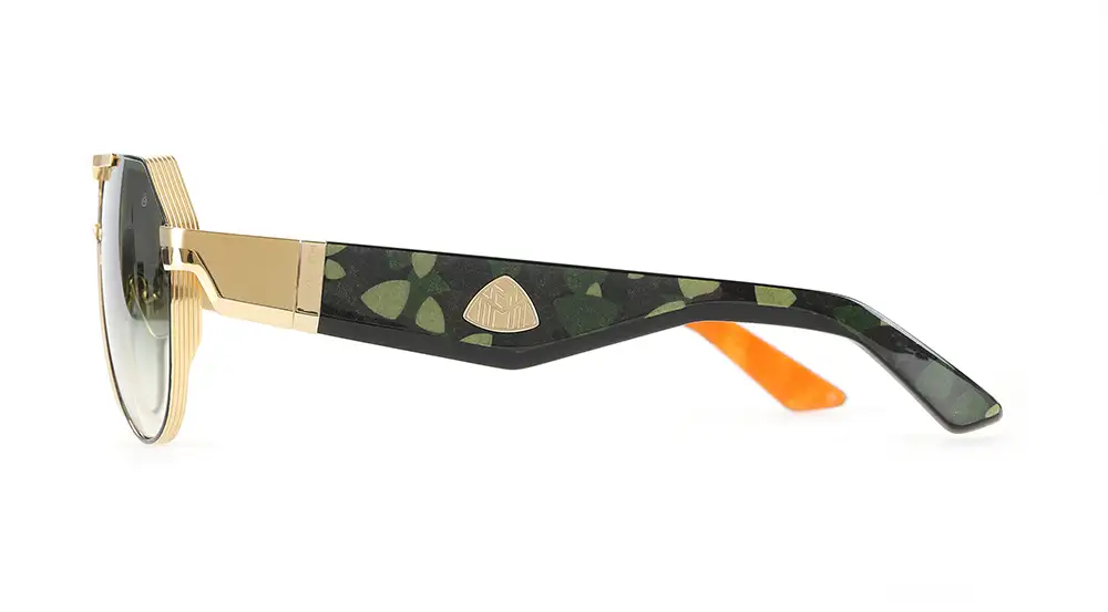 MAYBACH x Badshah THE KING III side view with camouflage temple