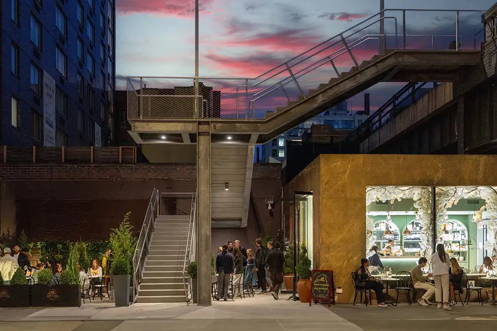 Independent eyewear trade show New York exterior near the High Line Nine venue