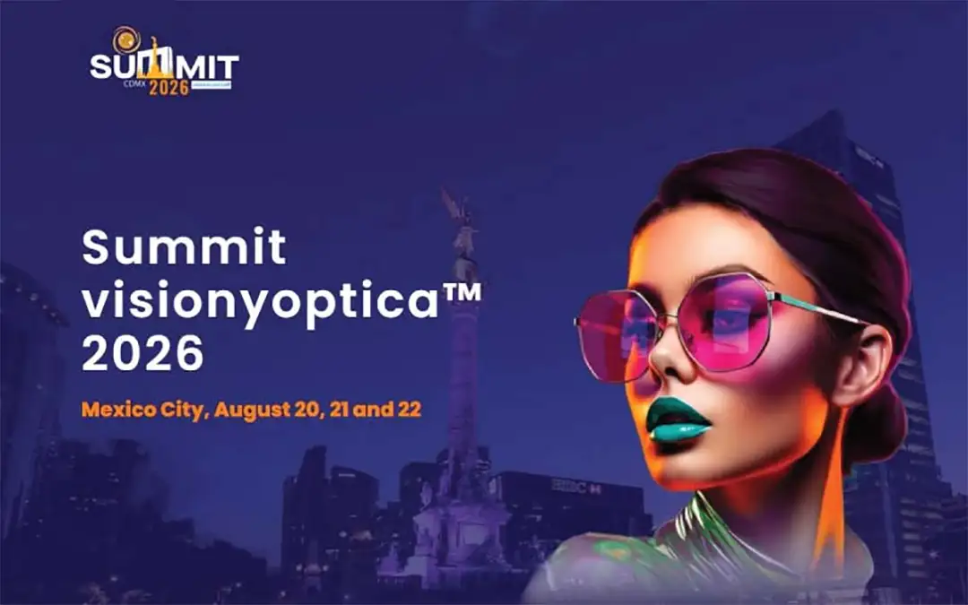 Summit Visiony Optica 2026 Mexico City optical trade show event banner
