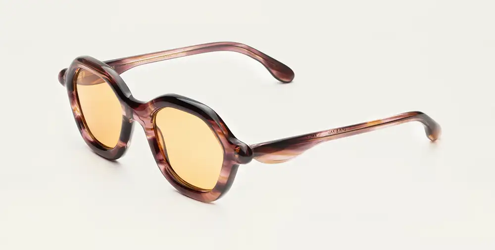 Paloceras Nouvelle Fiction Sun C2 tortoise acetate sunglasses with yellow lenses