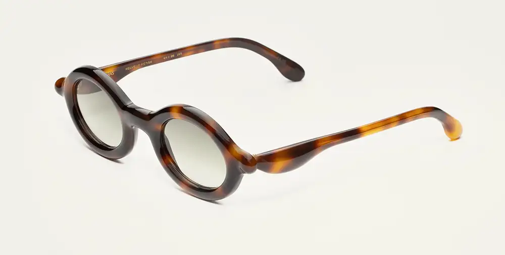 Paloceras Nouvelle Fiction Sun R2 round tortoise sunglasses