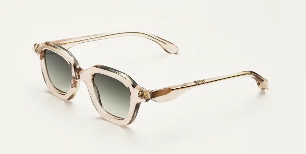 Paloceras sunglasses collection A2 transparent beige acetate sunglasses