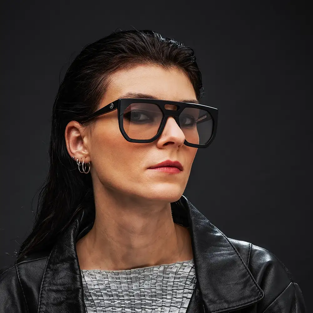 RAMMSTEIN Eyewear by Vinylize RST-S-V-06 worn by woman