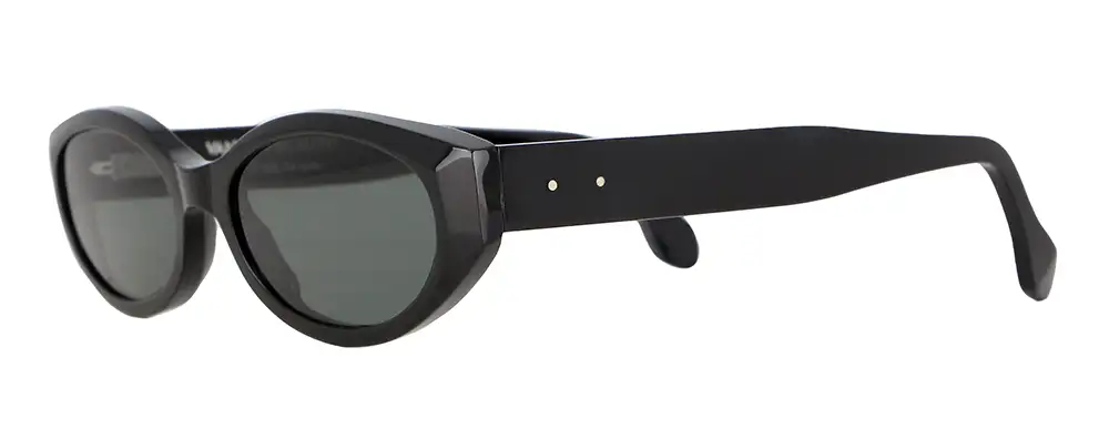 VANNI x Oscalito AURORA sunglasses black acetate cat-eye frame