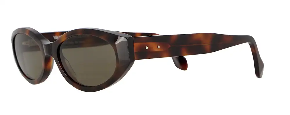 VANNI x Oscalito AURORA sunglasses in havana tortoise acetate cat-eye shape